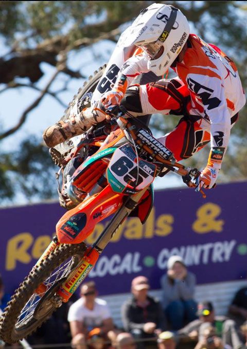dmc DISAPPOINTMENT FOR KTM’S GIBBS AT MT. GAMBIER