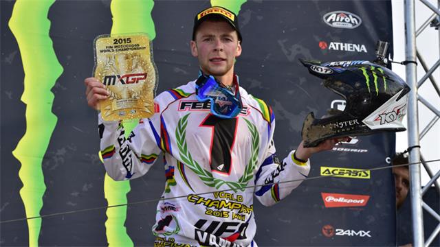 Febvre is the 2015 MXGP Champion Febvre is the 2015 MXGP Champion
