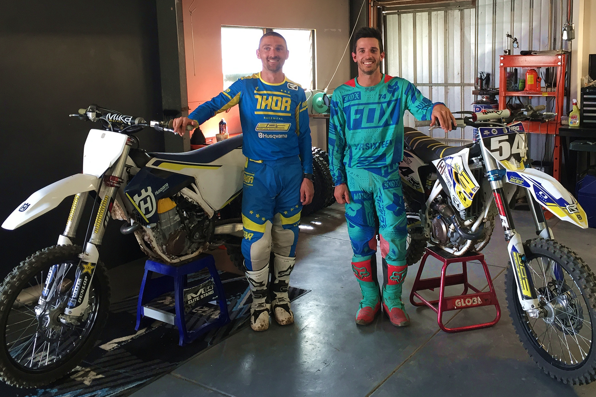 Brett Metcalfe and Luke Arbon Brett Metcalfe and Luke Arbon