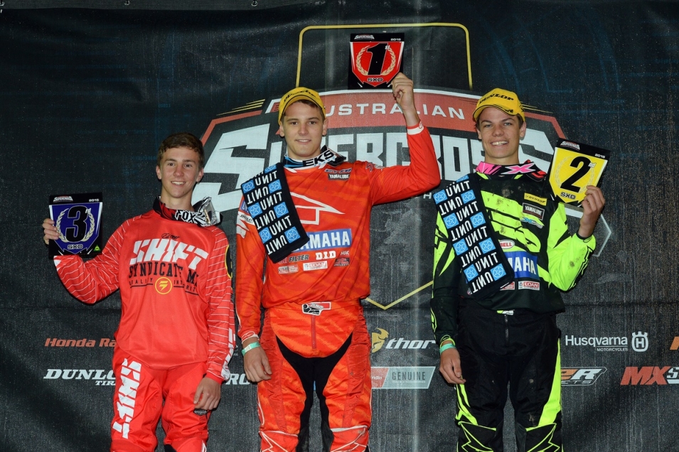SXD Round one podium SXD Round one podium