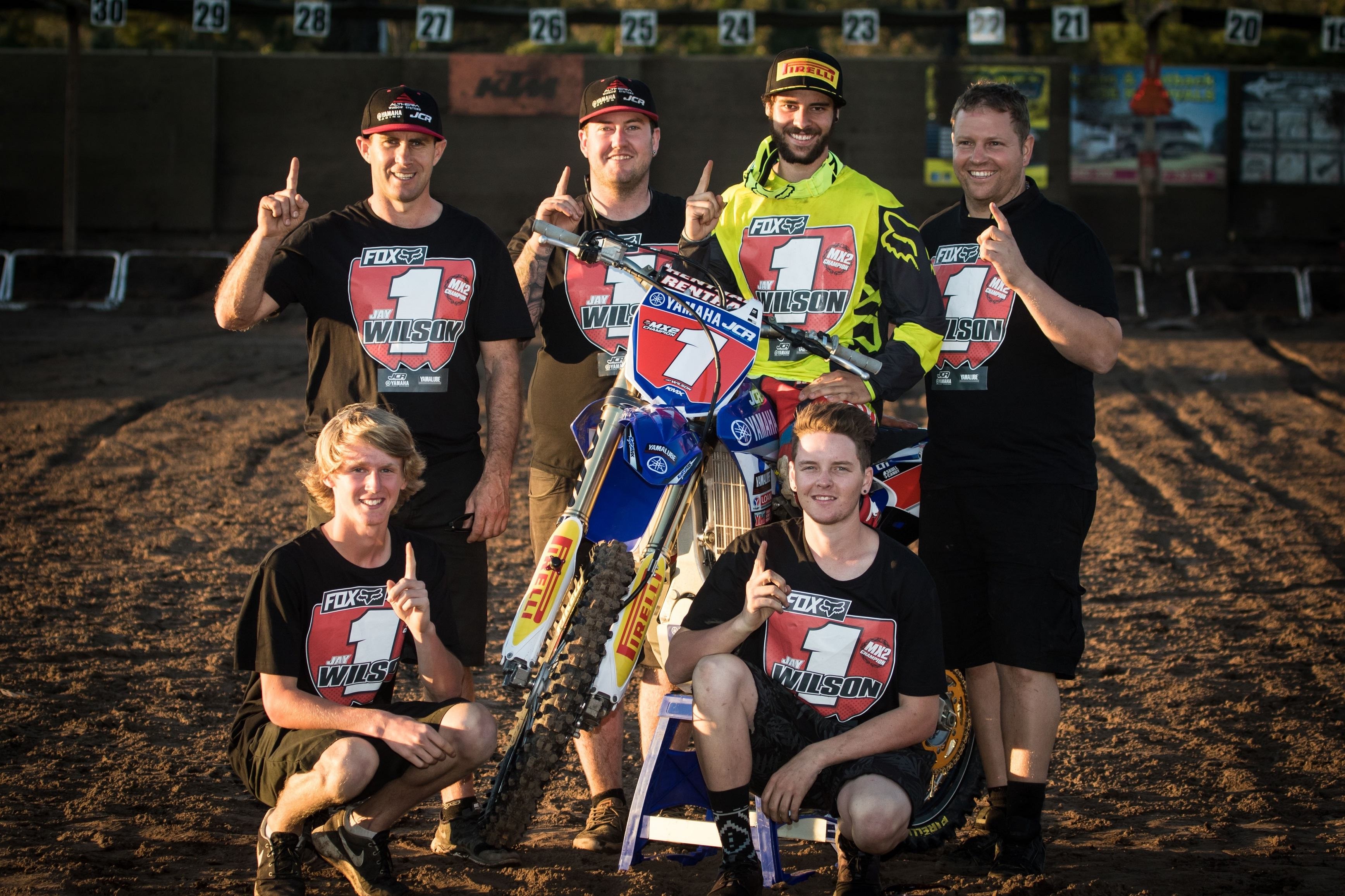 Wilson secured the 2015 MX2 championship Wilson secured the 2015 MX2 championship