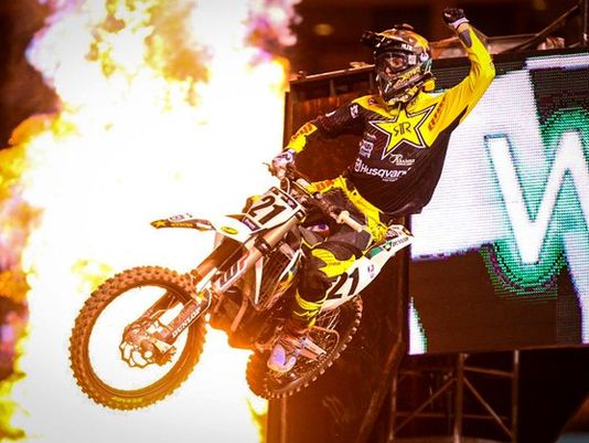 Jason Anderson Wins the 450 class at Anaheim