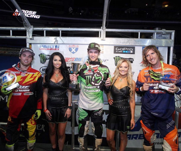 AMSOIL Arenacross podium