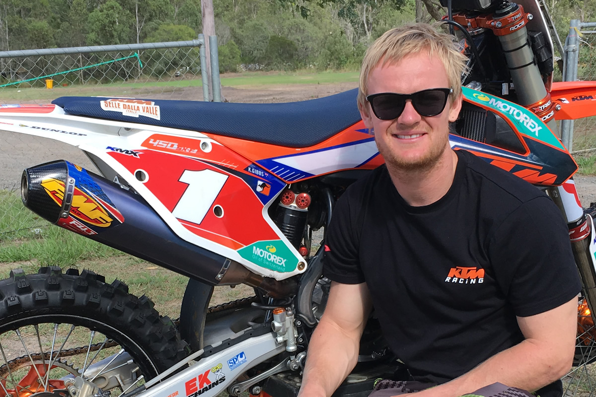 KTM ace Kirk Gibbs KTM ace Kirk Gibbs