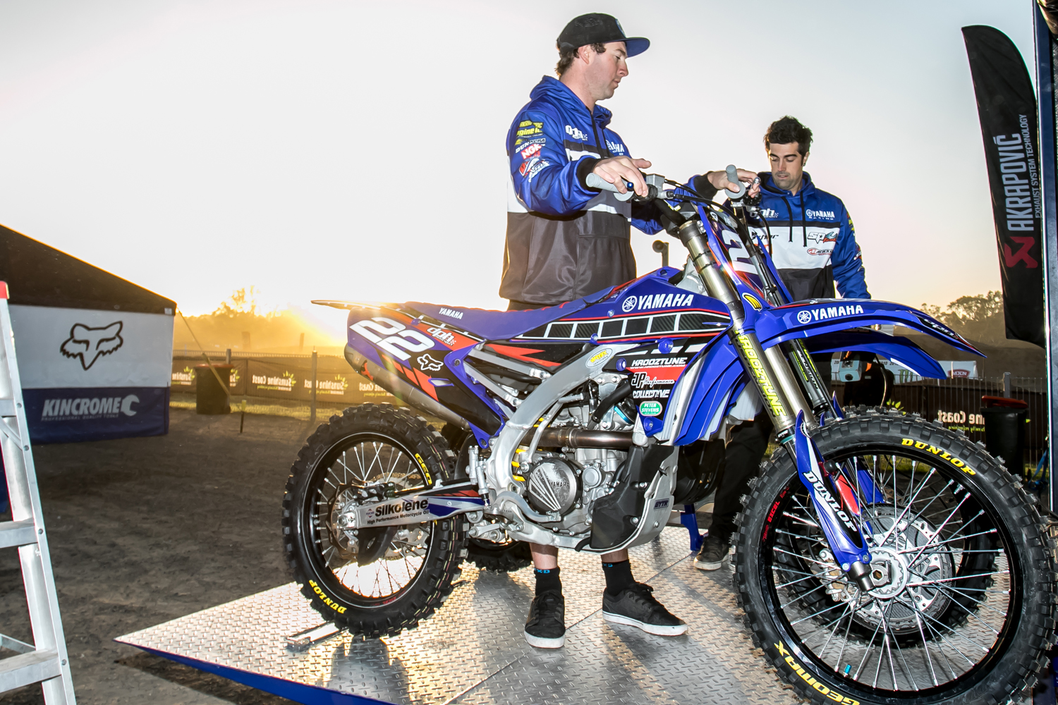 2016MXNRD1DAPITSANDPRACTICE-5 Yamaha at Appin
