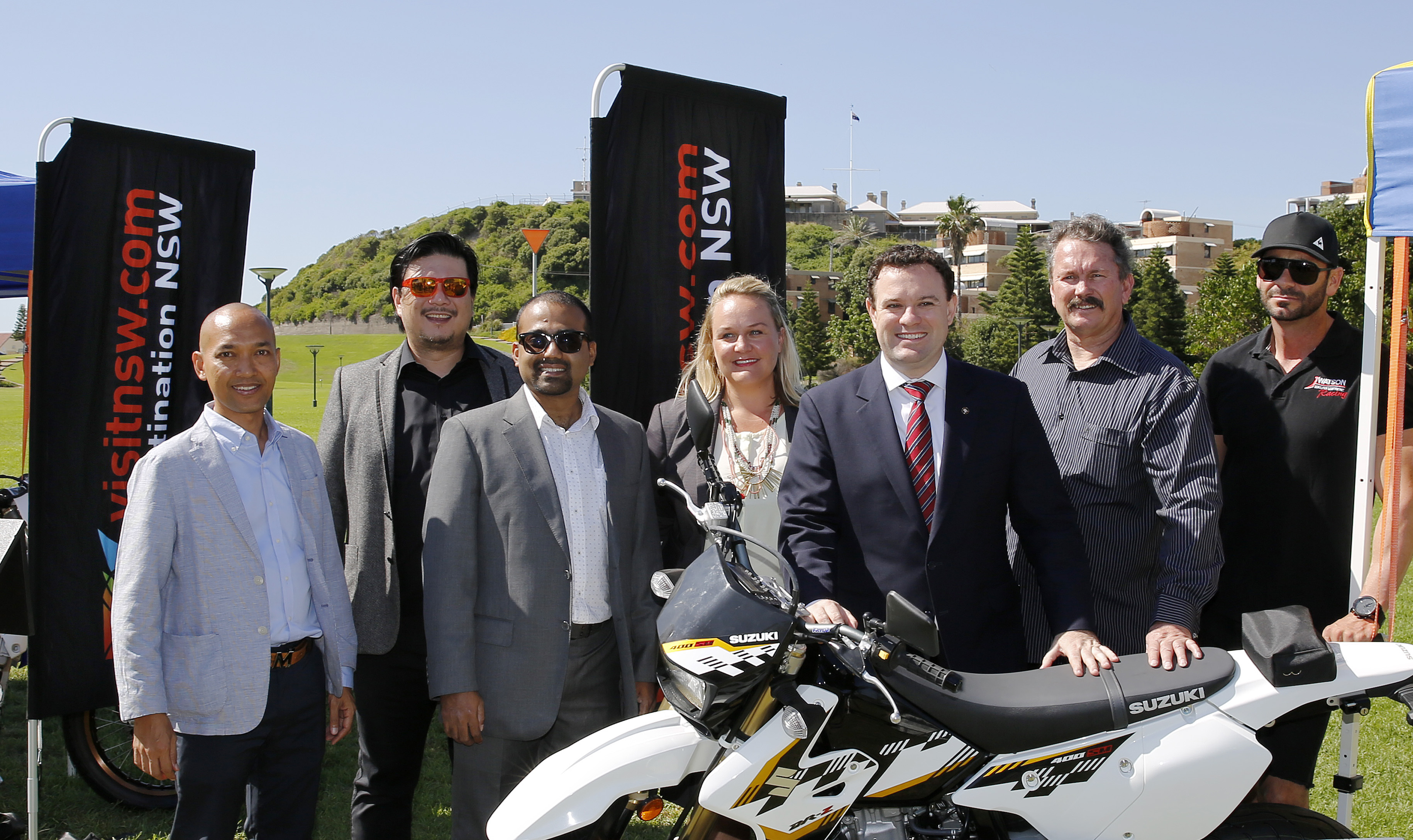 2016Newcastle Supermoto launch 2016 Supermoto launch at Newcastle foreshore park.
