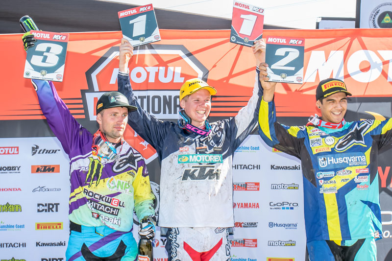 MX2 podium-Aaryn Minerds