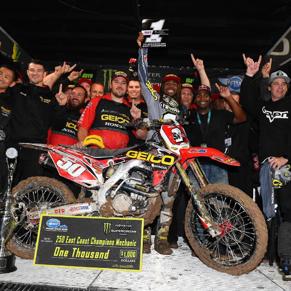 Malcolm Stewart celebrates his first title - Photo Credit: Cudby