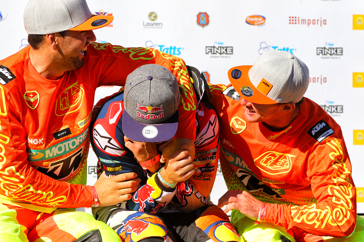 It was a Finke KTM trifecta | Photo credit: Ashenhurst