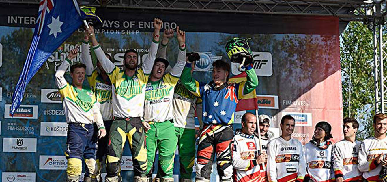 2015 ISDE teams awarded World Trophies at AORC