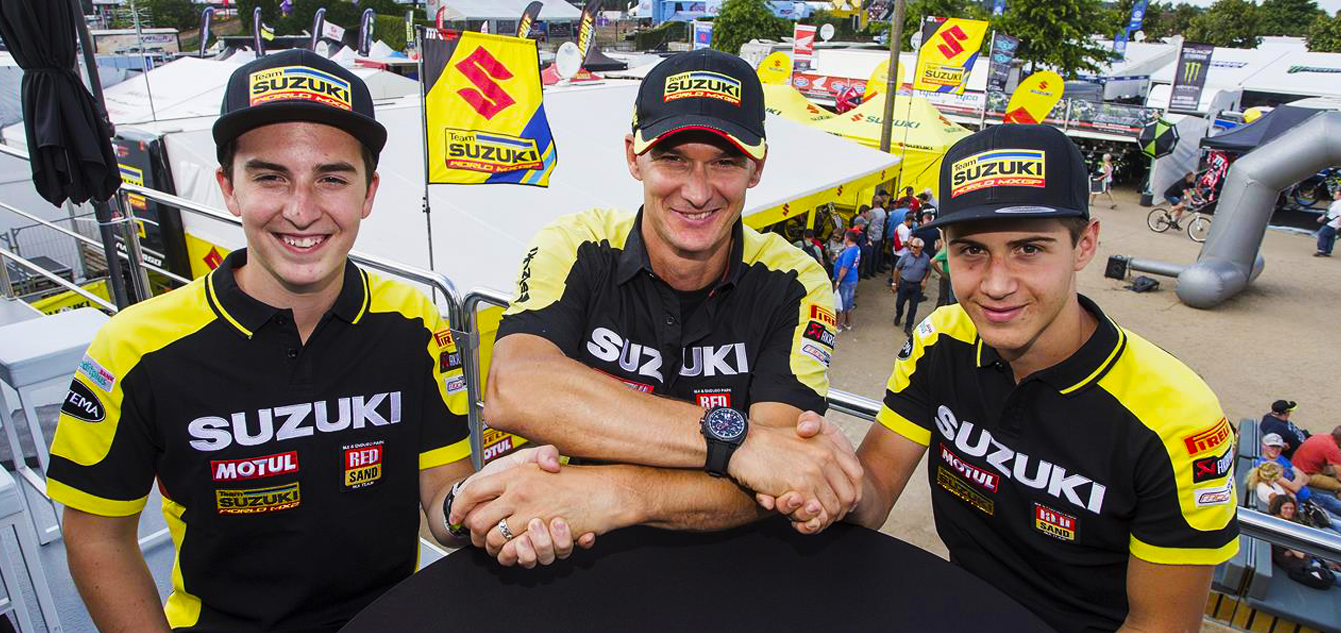 HL LAWRENCE BROTHERS JOIN SUZUKI MXGP