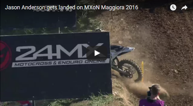 Jason Anderson Crash MXoN