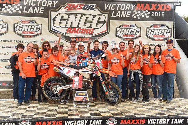 Russell Claims Fourth Consecutive GNCC Championship