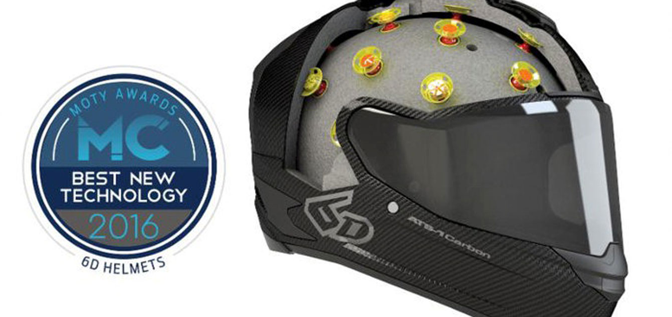 6D Helmets Omni-Directional Suspension Bestowed "Best New Technology"