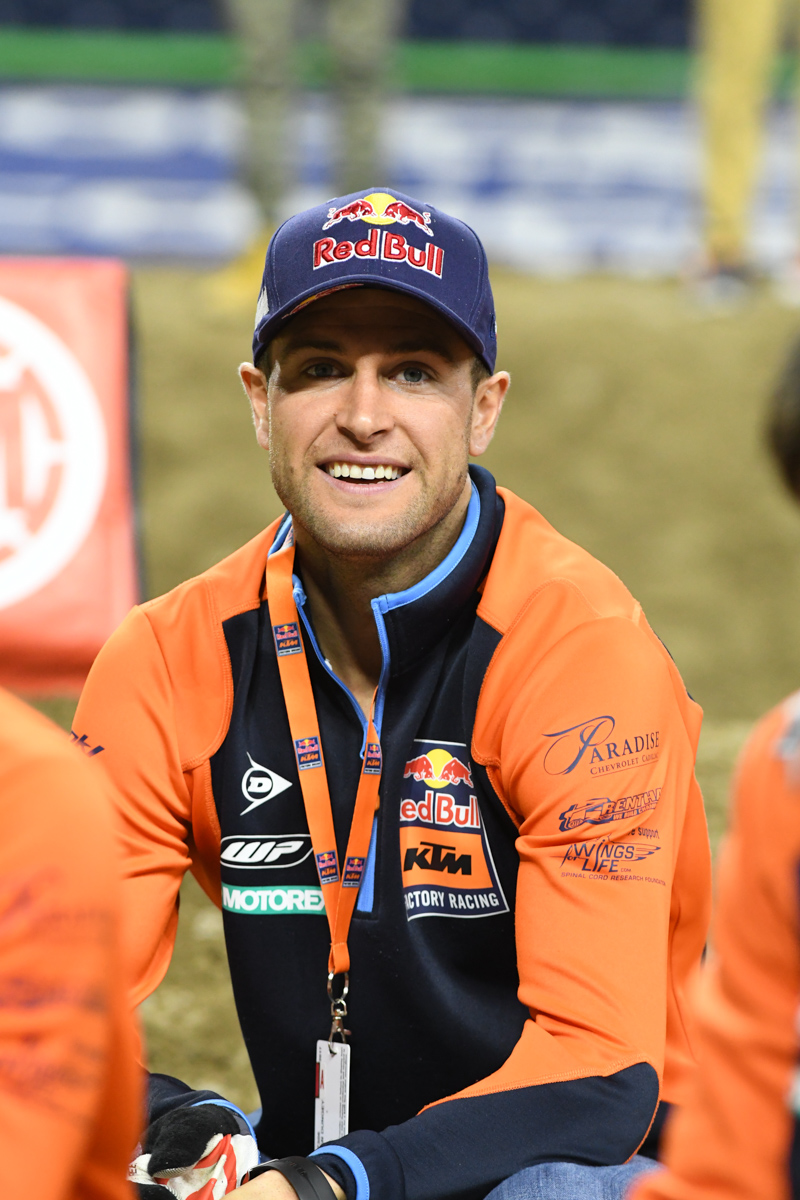 Ryan Dungey - Red Bull KTM was happy at the start of the day at the Detroit Monster Energy Supercross.