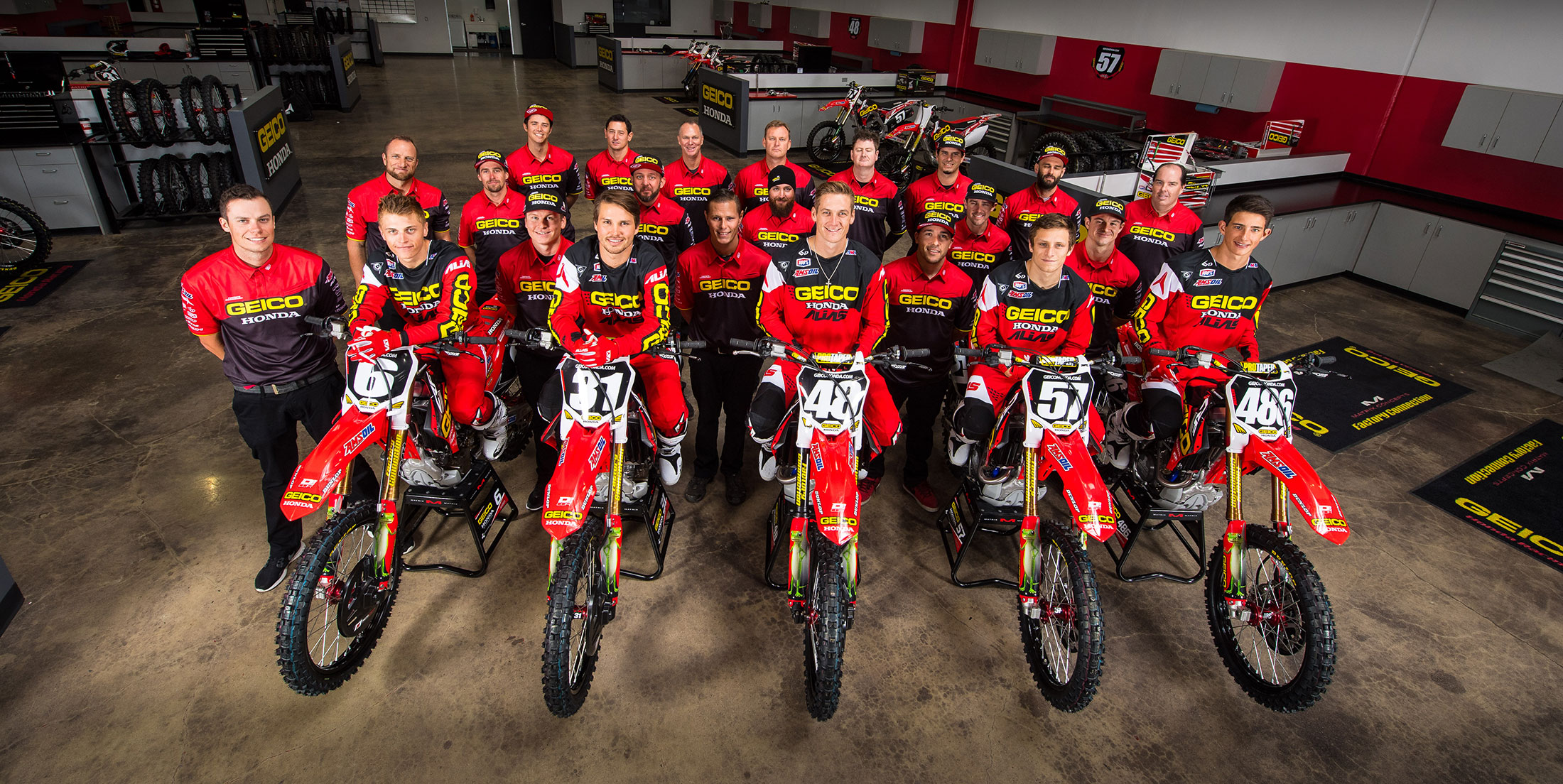 2017 Geico Honda team