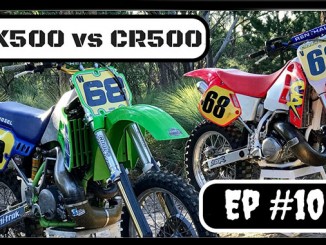 VIDEO: KAWASAKI KX500 VS HONDA CR500