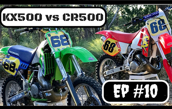 VIDEO: KAWASAKI KX500 VS HONDA CR500