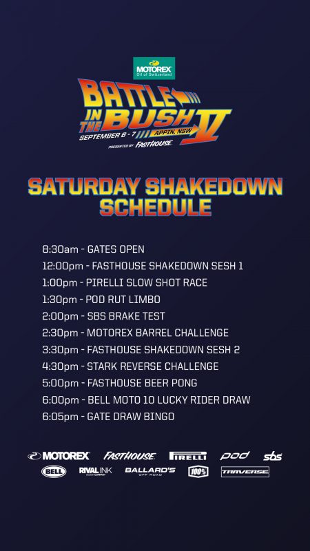 Bitb25 Appin Saturday Schedule Story