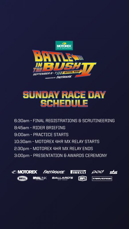 Bitb25 Appin Sunday Schedule Story